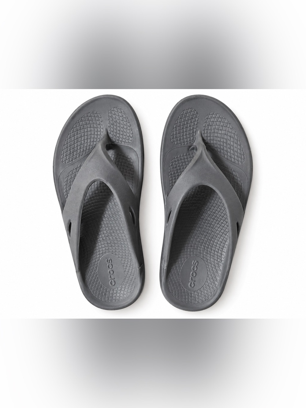 OOFOS OOriginal Recovery Flip Flop Sandals Slate Gray Women's Size 6 / Men's 4